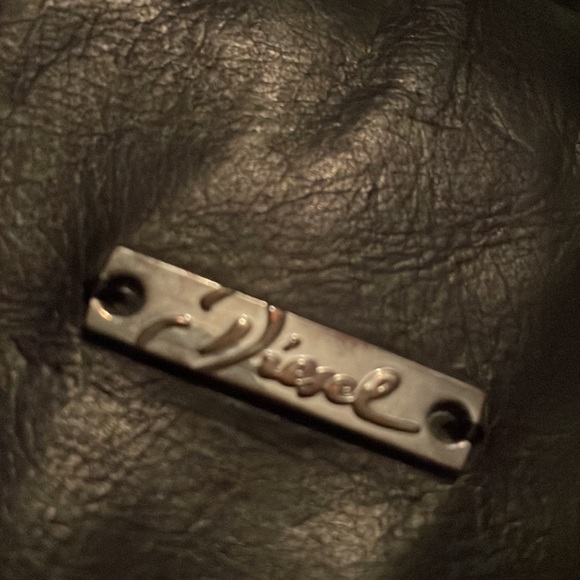 DIESAL BLACK LEATHER WALLET - Picture 2 of 3